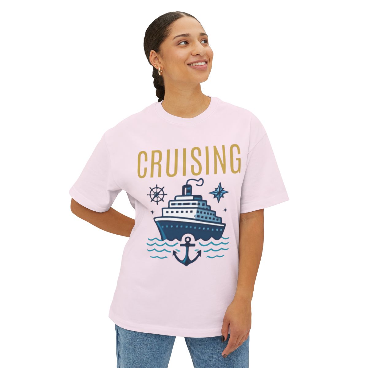 Cruising Luxury Voyage Tee — Pink